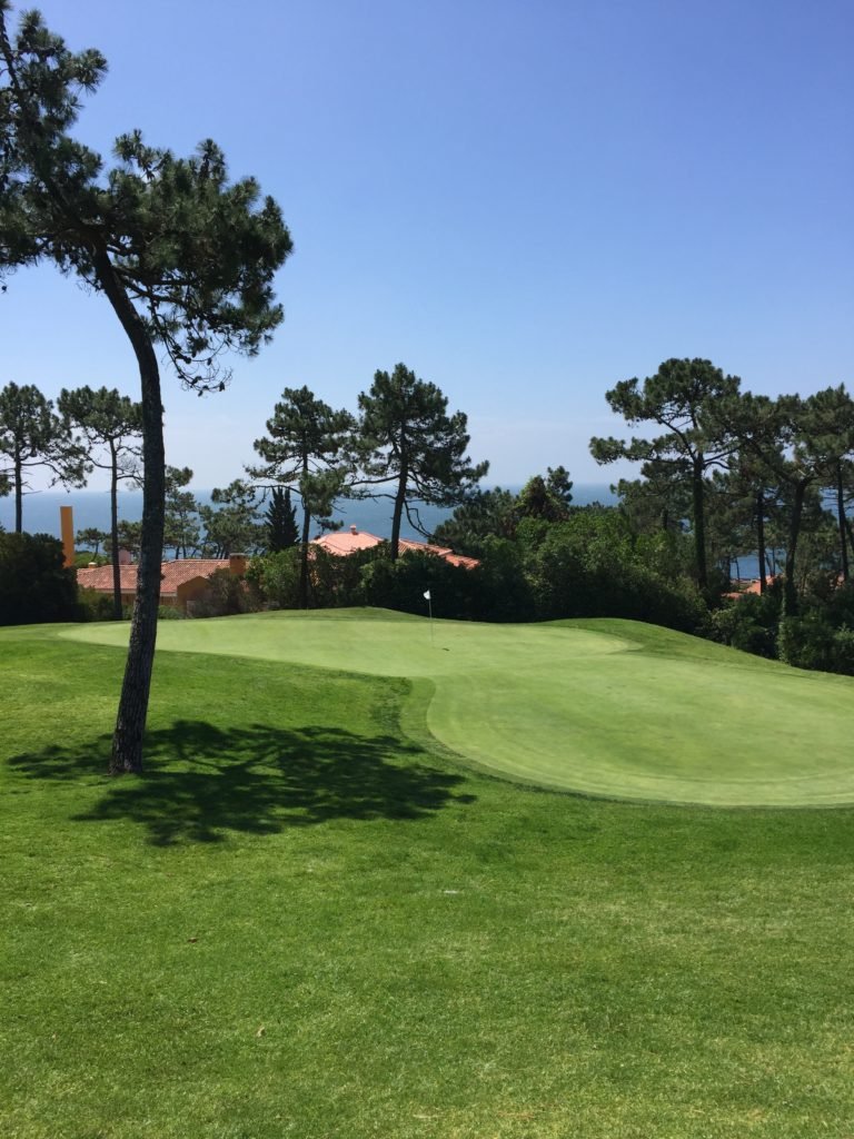 The 5th green at Quinta da Marinha - though granted it's a bit of a cheat: this is the view from the 6th tee